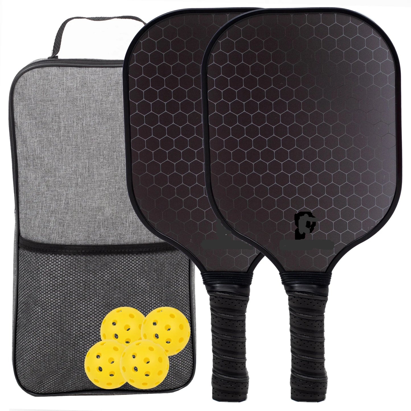 Fiberglass Pickleball Paddles - USAPA Set for Indoor & Outdoor