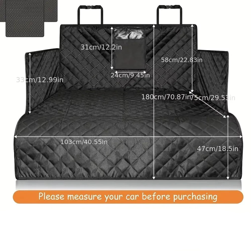 SUV Dog Trunk Cargo Cover - Waterproof, Durable, Easy Install & Clean