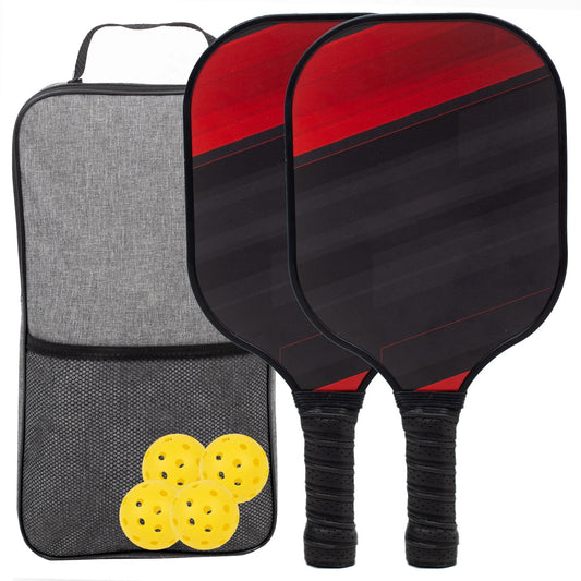 Fiberglass Pickleball Paddles, Set of 2 - USAPA Set for Indoor & Outdoor